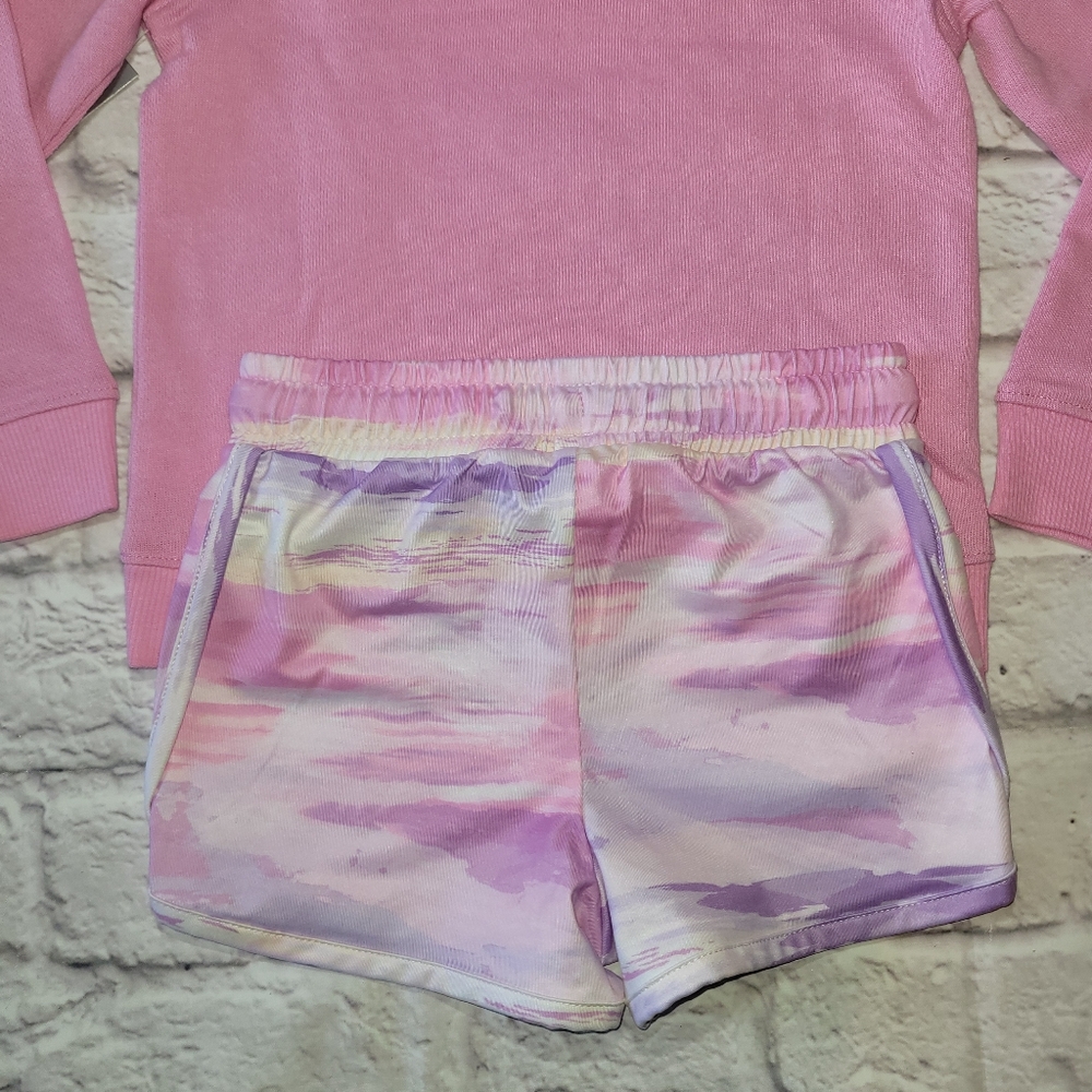 Baby & Toddler Girl Jumping Beans® Active Pullover Shirt & Shorts Set - Picture 5 of 5